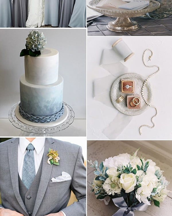 Дорогие невесты! Вы планируете свою свадьбу летом или осенью 2019 года и до сих пор не выбрали цветовую гамму своей свадьбы? 
Обратите внимание на такое нежное сочетание оттенков светло-голуб